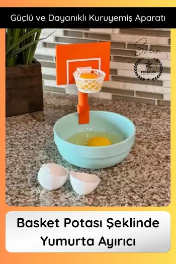 #Yumurta Basket Potası Şeklinde Yumurta Ayırıcı Aparat Pratik Sarı ve Beyaz Ayırma Aparatı Kolay
