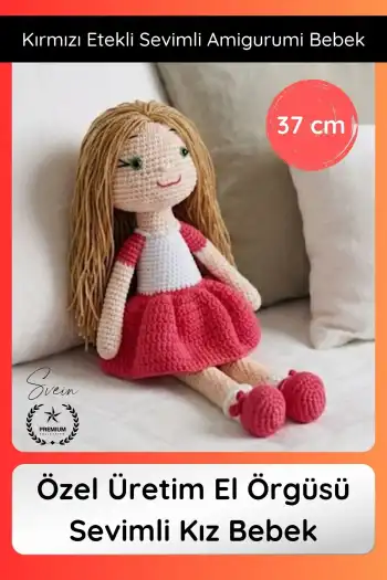#Amigurumi Özel Üretim El Yapımı Renkli Etekli Amigurumi Bebek El Örgüsü Sevimli Oyuncak Dekoratif