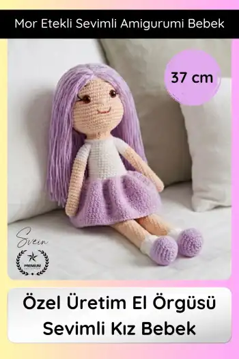 #Amigurumi Özel Üretim El Yapımı Renkli Etekli Amigurumi Bebek El Örgüsü Sevimli Oyuncak Dekoratif