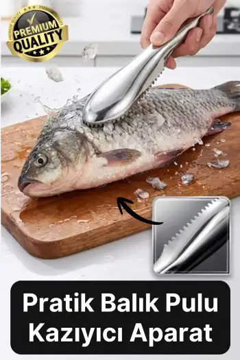 #BalıkPulu Mutfakta Zamandan Tasarruf Pratik Hijyenik Paslanmaz Çelik Balık Pulu Kazıyıcı Aparat