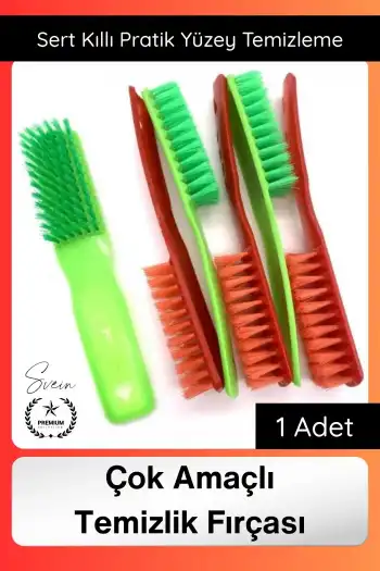 #Fırça Çok Amaçlı Temizlik Fırçası Sert Kıllı Yeşil Kırmızı Pratik Yüzey Temizleme Mutfak Banyo İçin