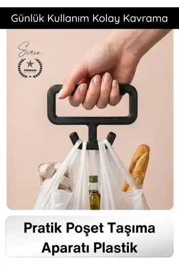 #Tutacak Pratik Poşet Taşıma Aparatı Plastik Ergonomik Tutacak Market Alışveriş Dayanıklı Konforlu Hafif Taşıyıcı El Koruyucu Askı Yardımcı Gereç Ev Mutfak Günlük Kullanım Kolay Kavrama