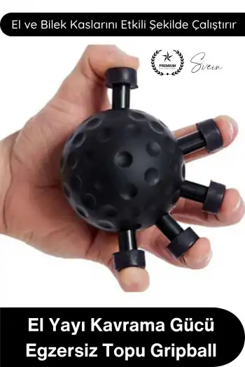 #ElYayı El Yayı Kavrama Gücü Egzersiz Topu Gripball Bilek Parmak Güçlendirme Aparatı Stres Giderici Odaklanma Antrenman Ekipmanı Rehabilitasyon Spor Fitness El Kas Geliştirme Topu