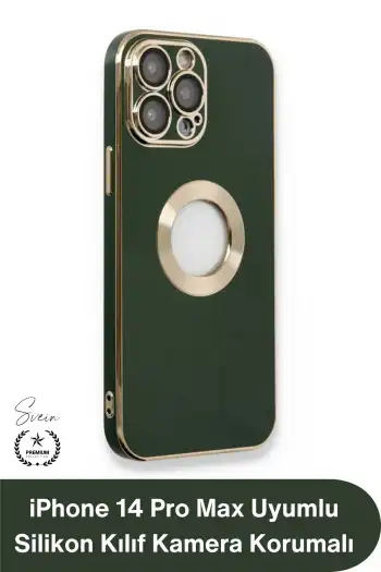 #Kılıf iPhone 14 Pro Max Uyumlu Silikon Kılıf Darbe Korumalı Kamera Lens Çerçeveli Esnek Yumuşak Dokulu Kaymaz Yüzeyli Çizilmeye Dayanıklı İnce Tasarım Koruyucu Telefon Kapak