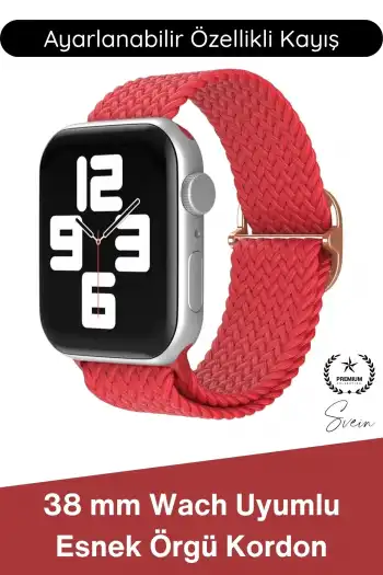 #Kordon Apple Watch Uyumlu Örgü Akıllı Saat Kordonu Ayarlanabilir Esnek Nefes Alabilir Yumuşak Dokulu Spor Günlük Kullanım Elastik Kayış Hafif Dayanıklı Modern Bileklik Aksesuarı