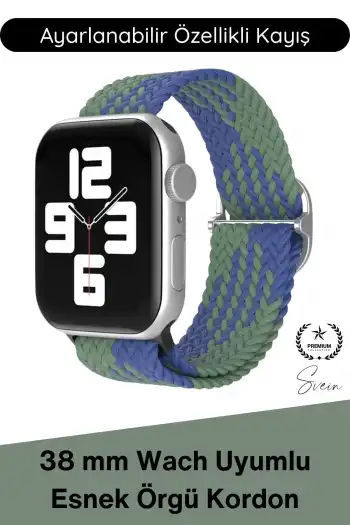 #Kordon Apple Watch Uyumlu Örgü Akıllı Saat Kordonu Ayarlanabilir Esnek Nefes Alabilir Yumuşak Dokulu Spor Günlük Kullanım Elastik Kayış Hafif Dayanıklı Modern Bileklik Aksesuarı