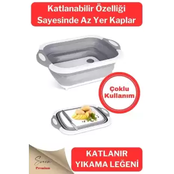 Katlanabilir Saklama Leğeni Dolap Içi Düzenleyici Ve Akordiyon Yer Kaplamayan Badya Organizer 1 Adet