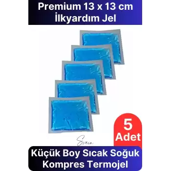 5li Avantaj Küçük Boy Soğuk Sıcak Kompres Buz Jel Termojel El Ayak Diz Ağrı Tekrar Kullanılabilir