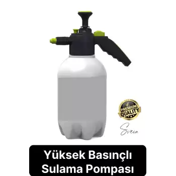 Premium 2 tl Basınçlı Ayarlı Fonksiyonel Bitki İlaçlama Sulama Su Püskürtücü Sprey Araba Oto Yıkama
