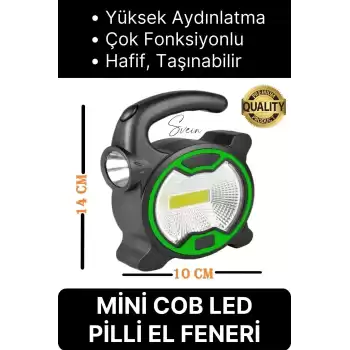 Outdoor Kamp Piknik Acil Durum Yüksek Aydınlatma Led El Feneri Tutacak Saplı Işıldak Pilli Lambası