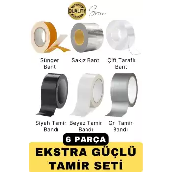 Premium Ekstra Güçlü Sızdırmaz Su Geçirmez Mutfak Lavabo Kenar Tamir Bandı Sakız Bant Çift Taraflı