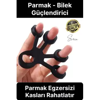 Silikon El Parmak ve Bilek Kas Kol Güçlendirici Orta Seviye Direnç Lastiği Örümcek Spor Egzersiz