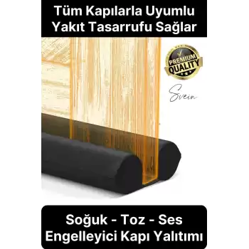 Pratik Yakıt Tasarrufu Kapı Altı Isı Yalıtım Çift Taraflı Rüzgar Toz Soğuk Önleyici Süngeri Stoper