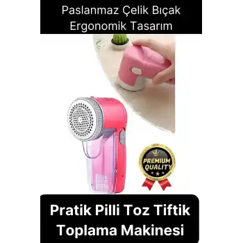 Pratik Taşınabilir Pilli Kıyafet Halı Tüy Toz Tiftik Toplama ve Temizleme Makinesi