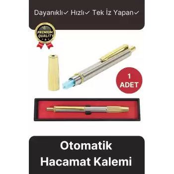 Premium Metal Kutulu Hızlı Tek İz Yapan Yüz Hassas Bölge Masaj Otomatik Hacamat Kalemi