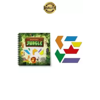 Jungle Eşleştirme Dikkat Oyunu El Beceri Temel Motor Gelişim Öğretici Eğitici Kutulu Zeka Oyunu