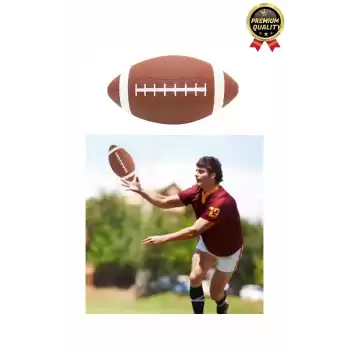 Profesyonel Dayanıklı Maç Antreman Spor Genç Eğlence Oyun Rugby Kauçuk Amerikan Futbol Topu - 1 Adet