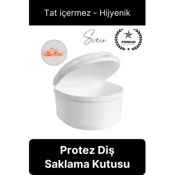 Yüksek Kalite Diş Protezi Saklama Kabı Kutusu Ortodondik Seyahat Ağız Koruyucu Taşınabilir Hijyenik