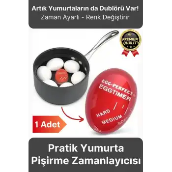 Özel Üretim Pratik Zaman Ayarlı Renk Değiştiren Dublör Yumurta Pişirme Haşlama Zamanlayıcısı 1 Adet