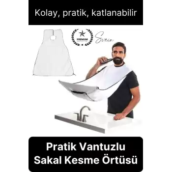 Sakal Traş Örtüsü Ayna Yapışkan Vantuzlu Saç Kesme Düzeltme Bezi Berber Aksesuar Evde Katlanabilir