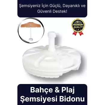 Yeni Seri Pratik Uzun Ömürlü Büyük Boy Dayanıklı Plastik 49x9 cm Plaj Kamp Bahçe Şemsiyesi Bidonu