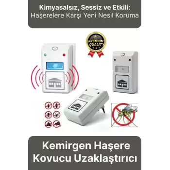Yeni Böcek Savar Kimyasal İçermeyen 220V Elektronik Kemirgen Fare Haşere Sinek Kovucu Uzaklaştırıcı