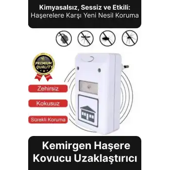 Yeni Böcek Savar Kimyasal İçermeyen 220V Elektronik Kemirgen Fare Haşere Sinek Kovucu Uzaklaştırıcı