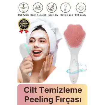 Özel Üretim Asılabilir Ergonomik Yumuşak Hassas Dokunuşlu Makyaj Cilt Temizleme Peeling Fırçası