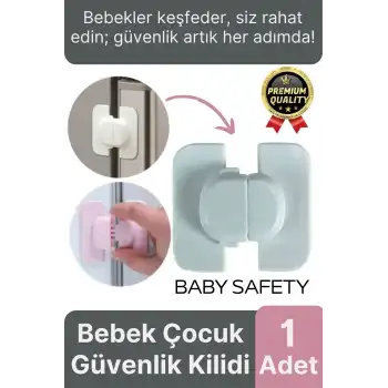 Özel Üretim Çekmece Dolap Pencere Buzdolabı Eşya Sabitleyici Bebek Çocuk Koruyucu Güvenlik Kilidi
