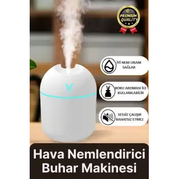 Premium Lüks Kuru Havayı Azaltan Ev Ofis Işıklı Aromaterapi Deneyimi Oda Nemlendirici Buhar Makinesi