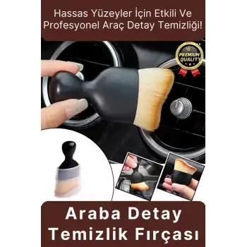 Çok Amaçlı Bakım Pratik İnce Telli Zarar Vermez Yumuşak Sık Kıllı Araba Oto Detaylı Temizlik Fırçası