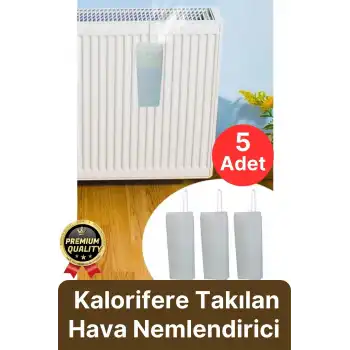 Kuru Ortam Önleyici Su Buharlaştırıcı Petek Üstü Kalorifere Takılan Hava Nemlendirici Suluk 5 Adet