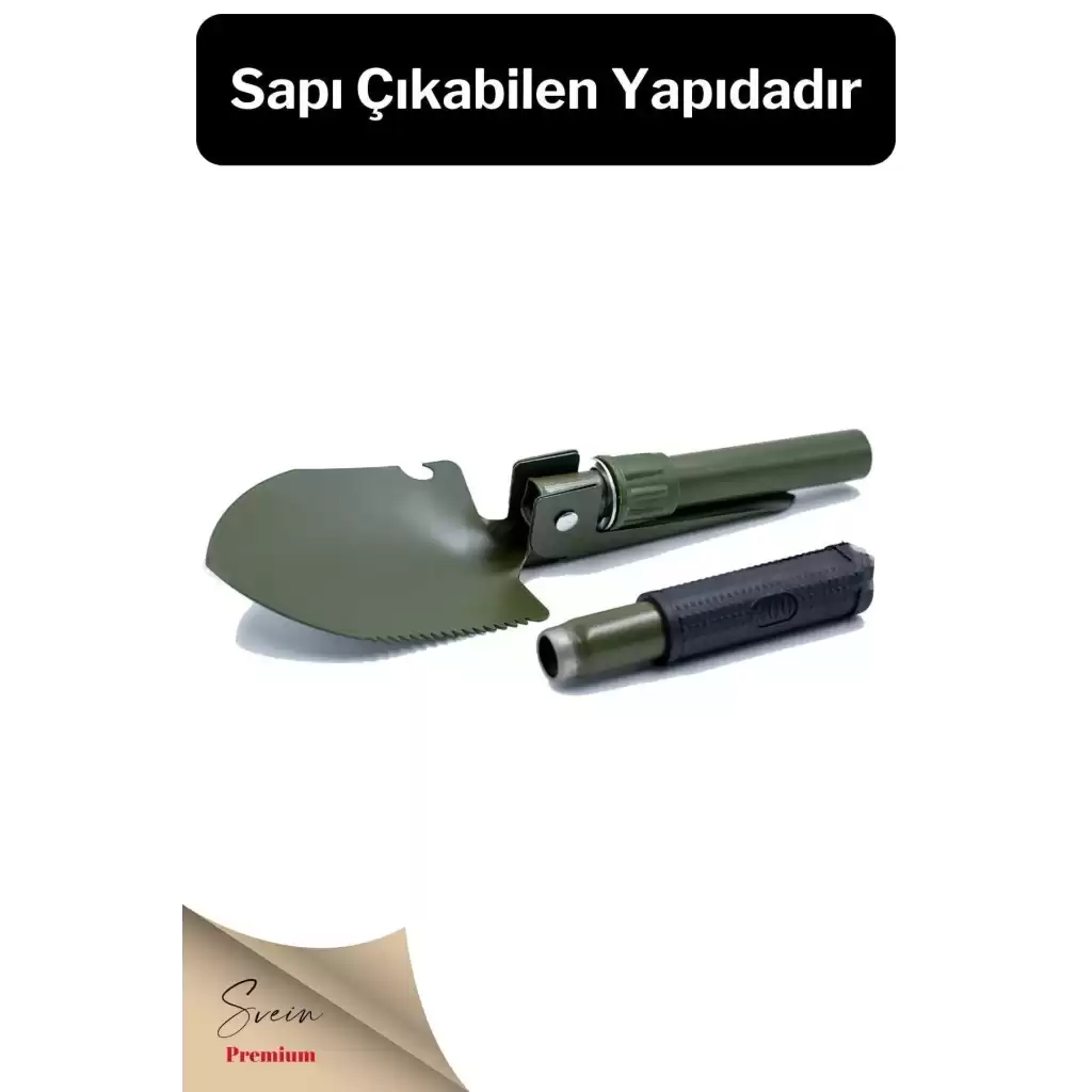 Profesyonel Çelik Katlanır Taşınabilir Pratik Kamp Kazma Kürek Ve Kesme Aleti Seti Orcamp Kazkürkes