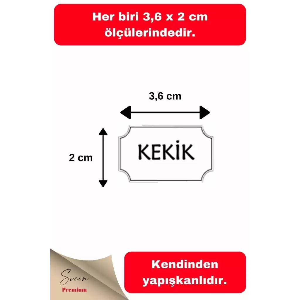 143 Adet Baharat Bakliyat Kuruyemiş Kavanoz Sticker Etiketi Seti Kendinden Yapışkanlı 3,6 X 2 Cm