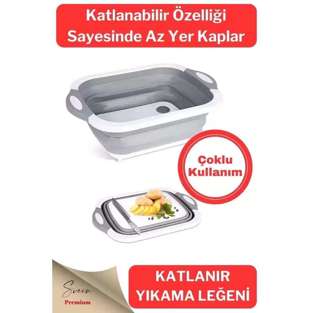 Katlanabilir Saklama Leğeni Dolap Içi Düzenleyici Ve Akordiyon Yer Kaplamayan Badya Organizer 1 Adet