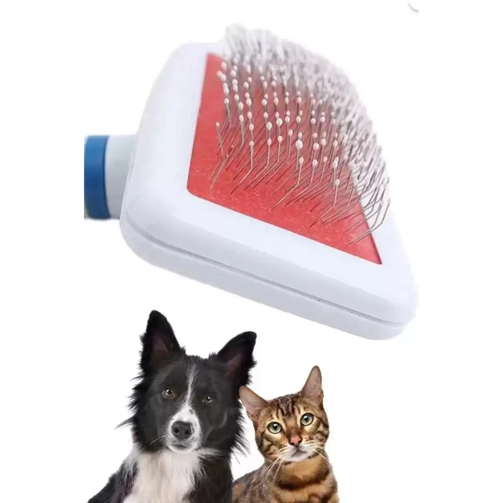Kedi Köpekler Için Pratik Tüy Toplayıcı Ve Düzenleyici Temizleme Fırçası Tırmık Tarak Aracı 1 Adet
