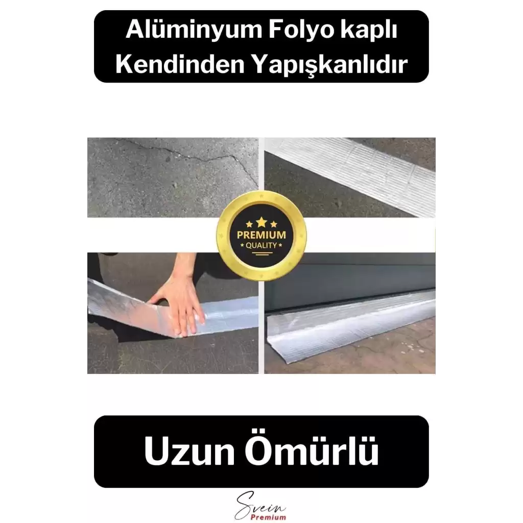 Su Geçirmez Sızdırmaz Alev Geciktirici Dayanıklı Sakız Bant 48 Mm X 2 Mt Alüminyum Tamir Bandı