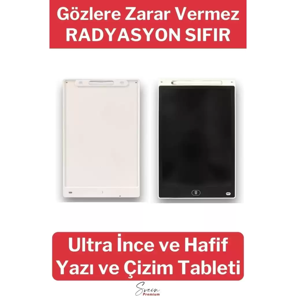 8,5 Inç Writing Lcd Grafik Dijital Kalemli Çizim Tableti Silinebilir Not Yazma Eğitim Yazı Tahtası