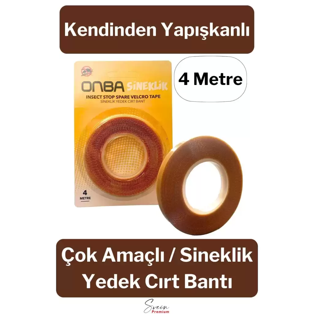Kendinden Yapışkanlı A Kalite Güçlü Tutunabilen Alüminyum Pvc Ahşap Yüzey Sineklik Yedek Cırt Bant