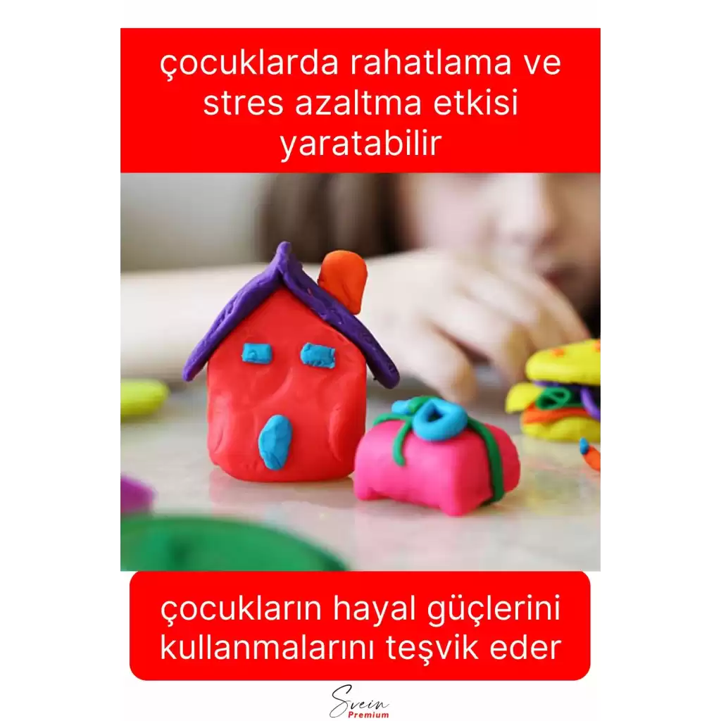 Eğitici Yaratıcı 4x120 gr Play Dough Zararsız Çocuklar İçin Güvenli Eğlenceli Oyun Hamuru Seti