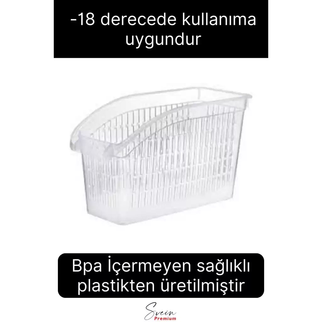 Buzdolabı Sepeti Çok Amaçlı Evye Altı Dolap İçi Meyve Sebze Düzenleyici Sepet Organizer Şeffaf 4lü