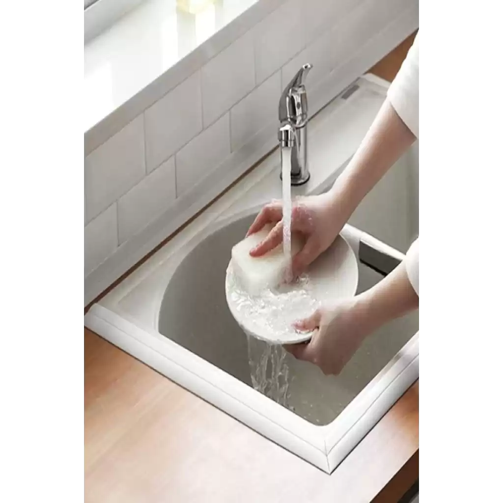 Su Sızdırmaz Geçirmez Lavabo Tezgah Küvet Duş Banyo Mutfak Pencere İzolasyon Şerit Bant 3,2 m x 38mm