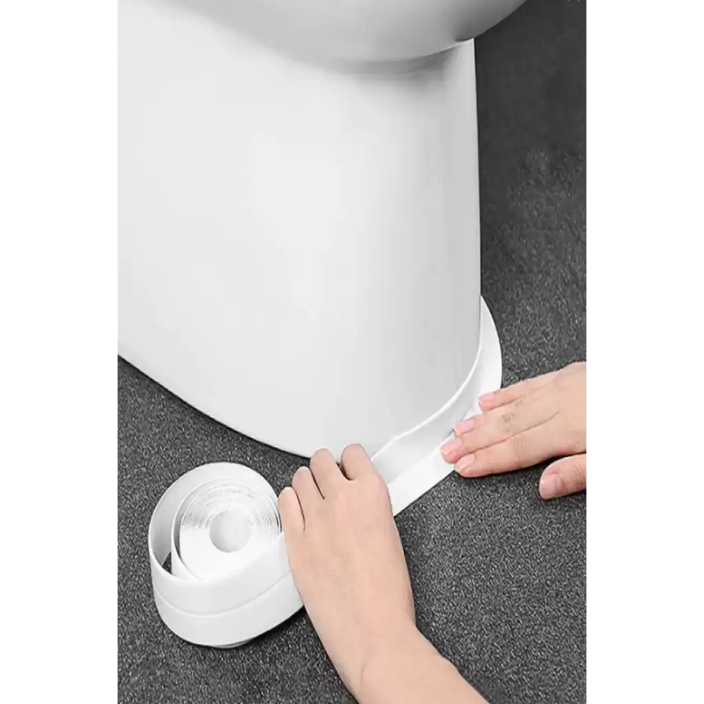 Su Sızdırmaz Geçirmez Lavabo Tezgah Küvet Duş Banyo Mutfak Pencere İzolasyon Şerit Bant 3,2 m x 38mm