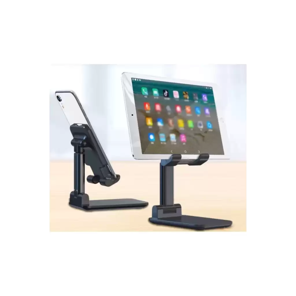 Katlanabilir Masaüstü Tablet ve Telefon Tutucu Stand Uzayabilen Kademeli Katlanır Pratik Portatif