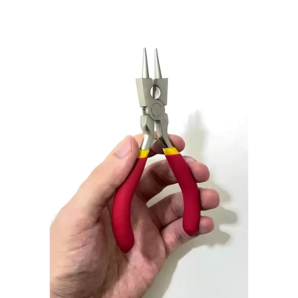 Mini Kıvırma Pensesi İnce Uçlu Dayanıklı Çelik Bijuteri Tamir Takı Hobi İçin Çok Amaçlı A Kalite