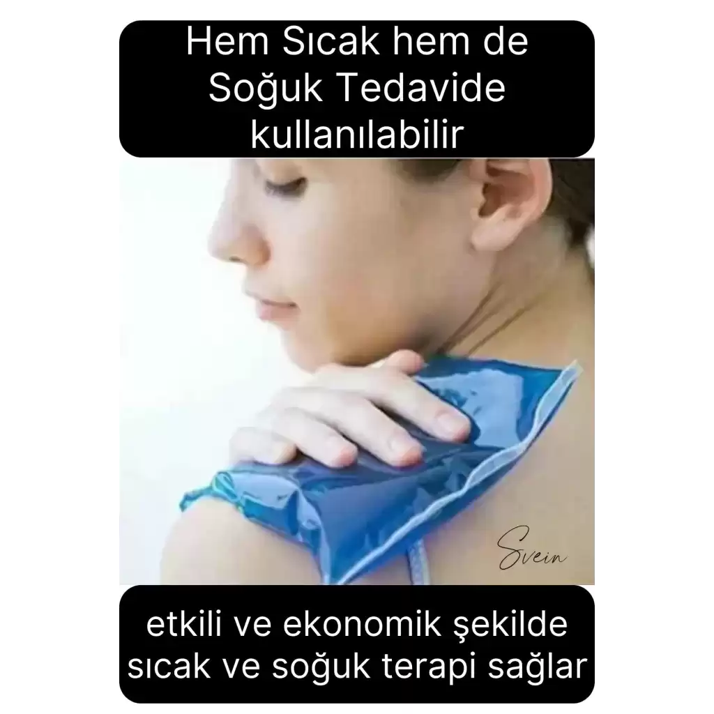 3lü Orta Boy Sıcak Soğuk Kompres Buz Jel Yeniden Kullanılabilir El Ayak Dirsek İlk Yardım Termojel