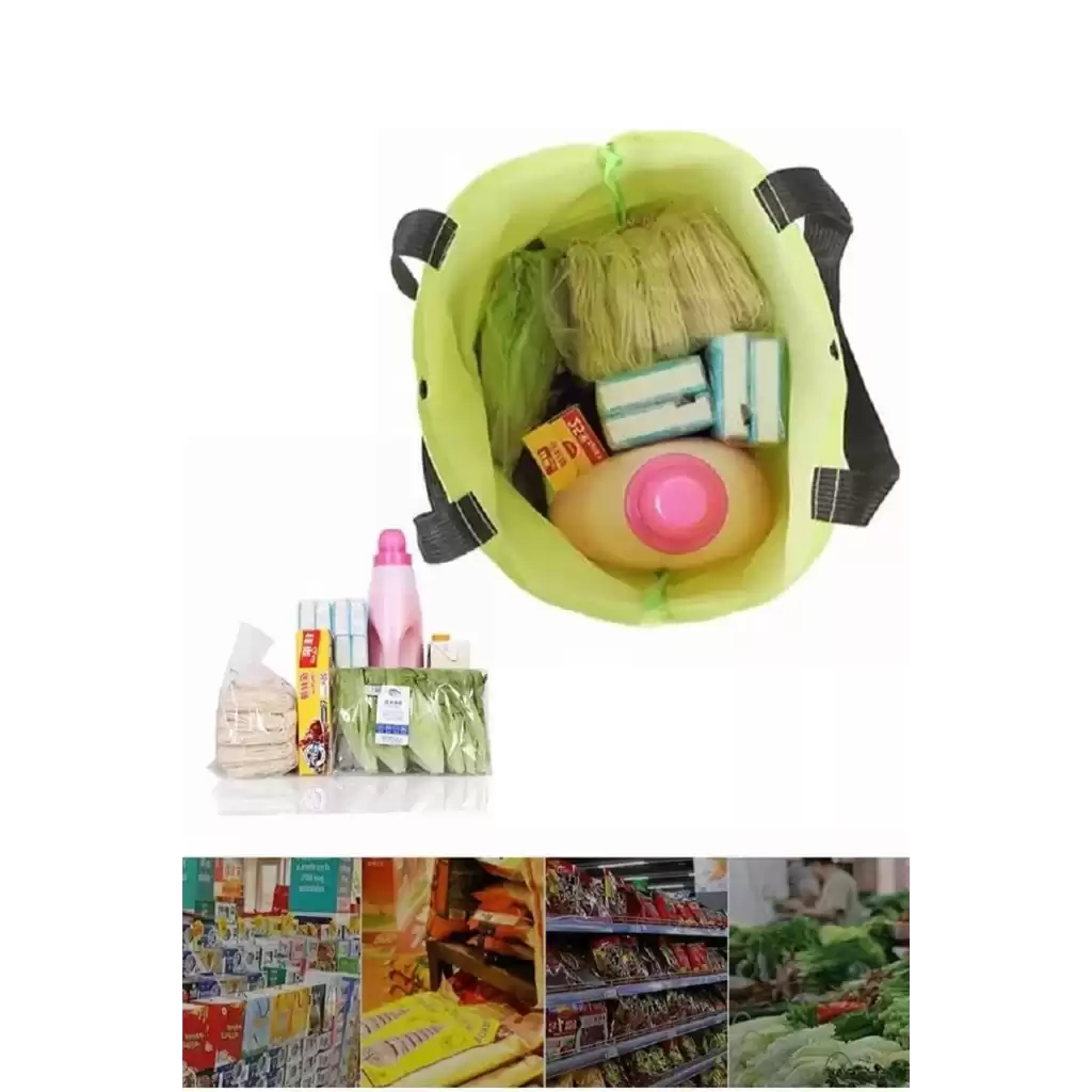 Çok Amaçlı Pratik Katlanabilir Alışveriş Pazar Market Arabası Çantası Tekerlekli Kolay Dönüşen Büyük