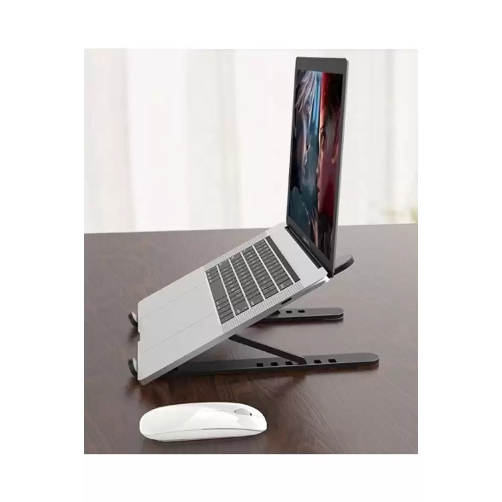 Taşınabilir Katlanır Kaymaz Ayarlı Plastik Notebook Dizüstü Bilgisayar Yükseltici Laptop Standı
