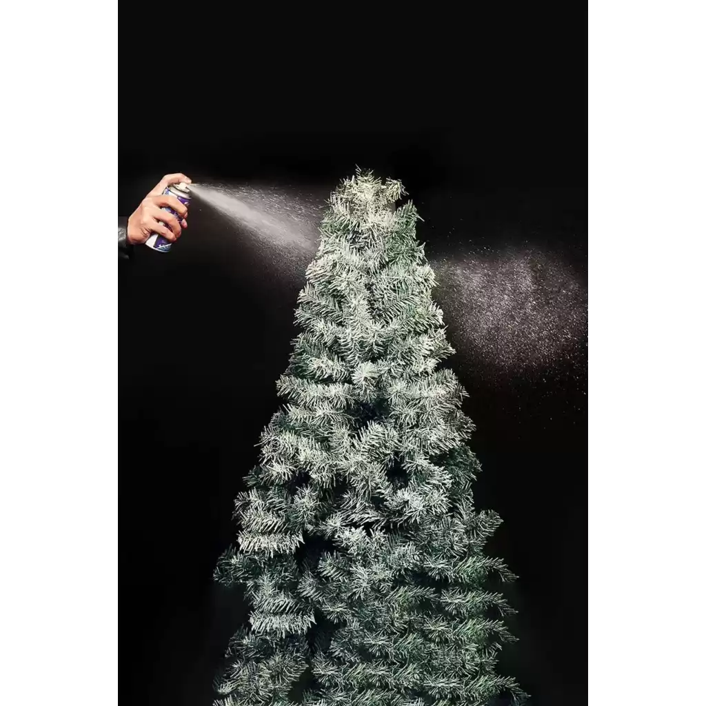 Eriyen Kar Spreyi Yılbaşı için Yeni Yıla Özel Noel Ağaç Süsleme Köpüğü Beyaz Düğün Nişan Kutlama