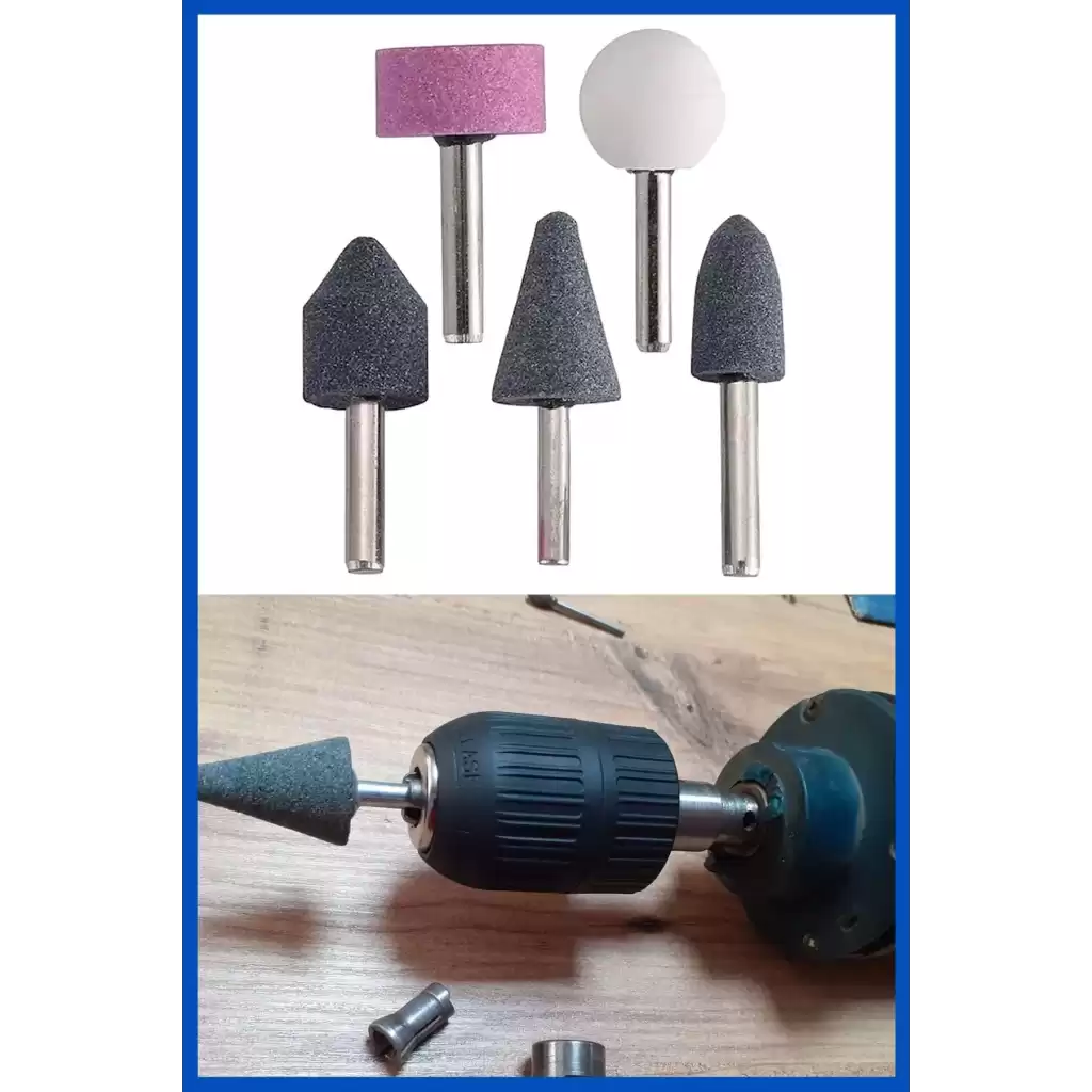 5 Parça Mini Taşlama Çapak Alma Oyma Şekil Verme Ahşap Metal Kalıpçı Seti Gravür Oyma Hobi Takımı
